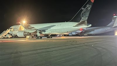 بينها مستشفى ميداني، مطار العريش يستقبل 6 طائرات إغاثية لـ غزة 