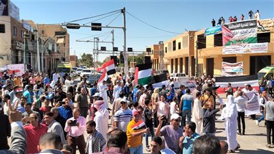 أهالي الوادي الجديد ينتفضون تضامنًا مع الشعب الفلسطيني ضد العدوان الإسرائيلي (فيديو) 