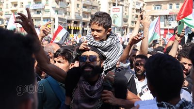 دعما لفلسطين، المصريون يخرجون بالآلاف تنديدا بجرائم الاحتلال، مظاهرات أمام معبر رفح تطالب بإدخال المساعدات، الأطفال يتصدرون المشهد، وحرق علم إسرائيل بالوادي الجديد الأبرز