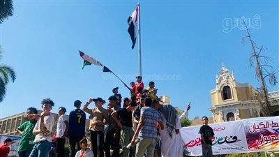 كلنا غـزة، آلاف المنياوية يواصلون التظاهر بالشوارع تضامنًا مع القضية الفلسطينية (فيديو وصور)