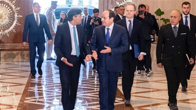 7 صور ترصد تفاصيل القمة المصرية البريطانية بشأن التصعيد العسكري في غزة 