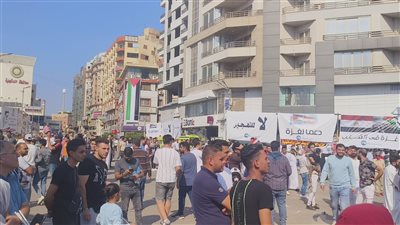 كله يقول يارب، الآلاف من أهالي الدقهلية بميدان النسور في المنصورة يهتفون لنصرة غزة (فيديو وصور)