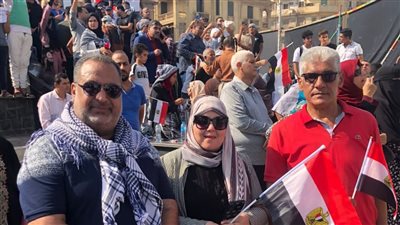 الكيانات الشبابية تشارك في مسيرة دعم القضية الفلسطينية بالدقهلية