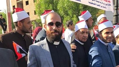 مسلم ومسيحي ايد واحدة في مواجهة العدوان علي غزة، مشاهد من تظاهرات قنا (صور)