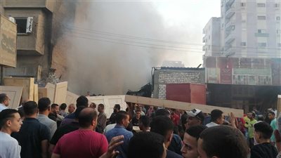 التحفظ على كاميرات المراقبة بمحيط حريق المنطقة الصناعية بالهرم 