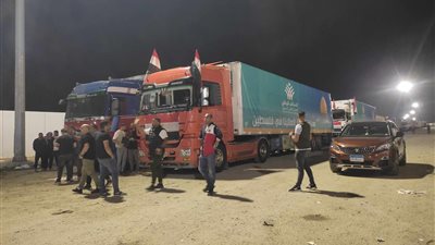 معبر رفح يستعد لدخول شاحنتين من المساعدات الإنسانية لقطاع غزة (فيديو)