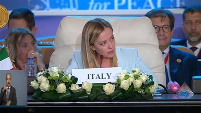 رئيسة وزراء إيطاليا تشدد على أهمية دخول المساعدات الإنسانية لقطاع غزة