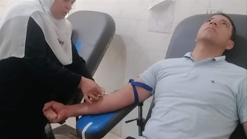 تبرع المصريين بالدم