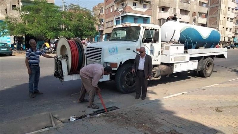جانب من أعمال التطهير،