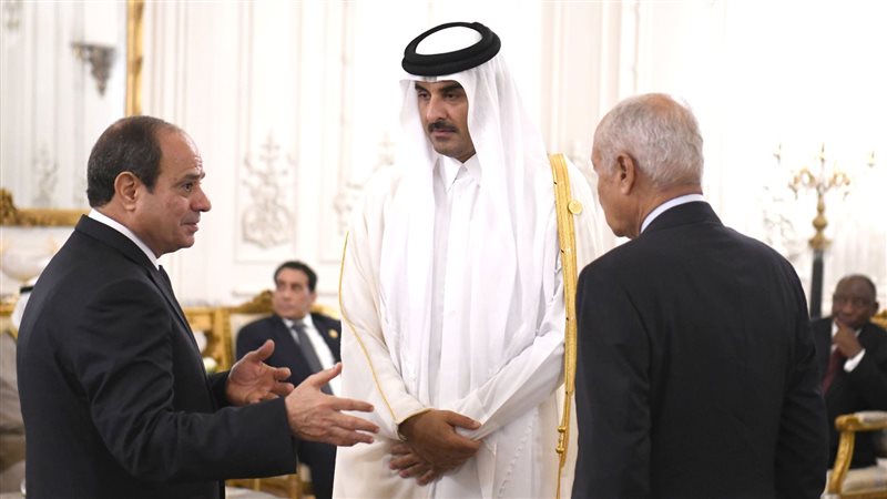أمير قطر والرئيس