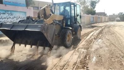 رفع 450 مخلفات قمامة و630 حالة إشغال متنوعة متنوعة بمنشأة القناطر