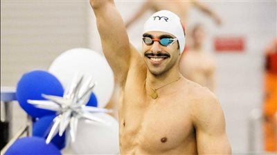 السباحة، عبد الر حمن سامح يتأهل لنهائي 50 متر فراشة في كأس العالم