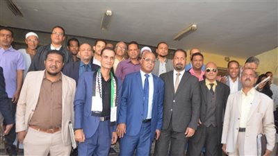 تنظيم وقفة تضامنية مع الشعب الفلسطينى بنقابة المحامين الفرعية بالأقصر