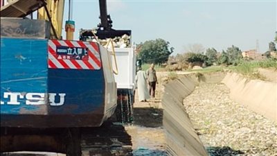 رفع 202 ألف طن مخلفات من الترع والمجارى المائية بالمنوفية