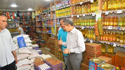 محافظ الغربية يتفقد المعارض والمنافذ للتأكد من تخفيض أسعار السلع بقطور