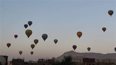 58 رحلة بالون طائر تحلق في سماء الأقصر