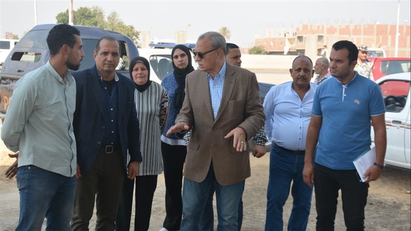 محافظ القليوبية خلال