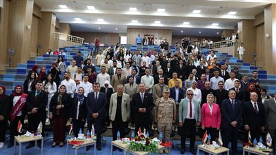 جامعة المنصورة الجديدة تحتفل باليوبيل الذهبي لانتصارات أكتوبر المجيدة (صور)