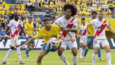 الدوري الإسباني، رايو فاليكانو بـ 10 لاعبين يعود للانتصارات بفوز صعب على لاس بالماس