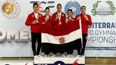 الجمباز، 11 ميدالية متنوعة لمنتخب مصر في بطولة البحر المتوسط
