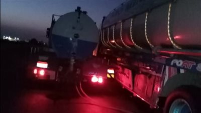 الوطنية للطوارئ: إمداد الحاويات المتجهة لغزة باحتياجاتها من المياه بالقنطرة شرق (صور) 