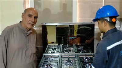 إطلاق خدمة الغاز الطبيعى بقريتى بحر البقر 4 وشهداء بحر البقر 2 