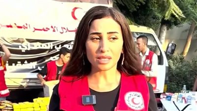 أول ظهور لـ دينا الشربيني بعد رحيل والدتها، تشارك في دعم الشعب الفلسطيني (فيديو)