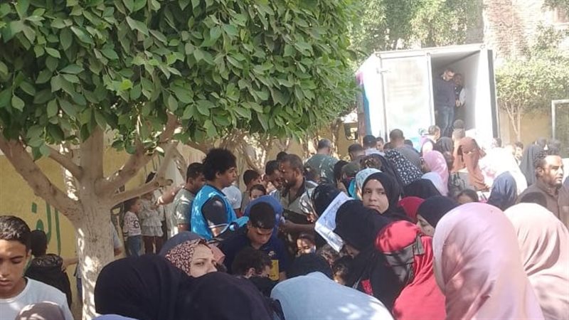 قوافل بمدارس الجيزة،