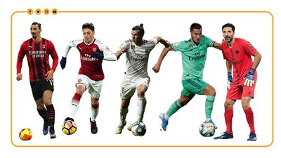 اعتزال كبار نجوم الكرة العالمية في 2023 (إنفوجراف)