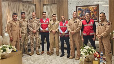 مطار العريش يستقبل طائرة عراقية تحمل مساعدات لأهالي لغزة