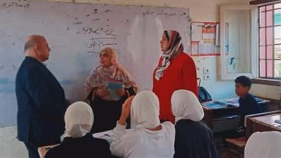 وكيل تعليم دمياط يتابع انتظام العملية التعليمية بإدارة كفر سعد