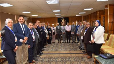  جامعة أسيوط تستقبل وفدًا من الأعلى للجامعات
