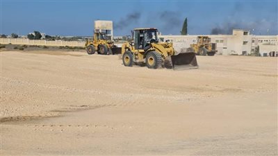 تجهيز منطقة لإنشاء مستشفى ميداني لاستقبال مصابي غزة بالشيخ زويد (صور)