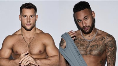 نيمار ونيك بوسا يروجان للنسخة الرجالية من SKIMS لكيم كارداشيان (صور)