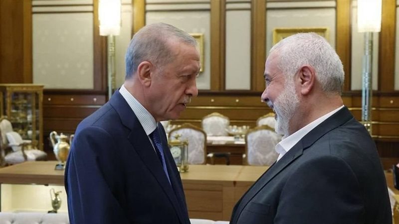 أردوغان وهنية، فيتو