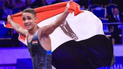 المصارعة، تأهل مصطفى حسين لنصف نهائي دورة الألعاب القتالية