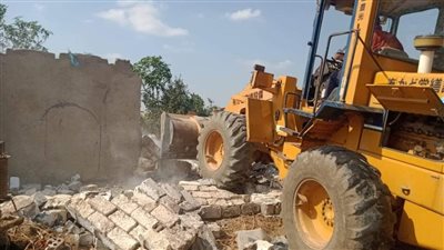  إزالة 249 حالة تعد على الأرض الزراعية خلال حملات بمراكز المنيا