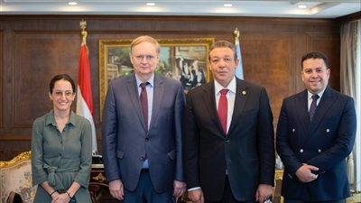 تفاصيل لقاء المرشح الرئاسي حازم عمر مع سفير الاتحاد الأوروبي بالقاهرة