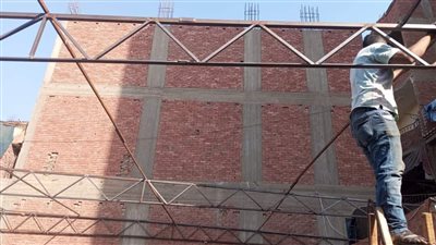 إزالة 7 أعمال بناء مخالفة في كرداسة (صور)