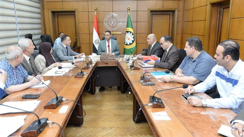  اجتماع محافظ الدقهلية،