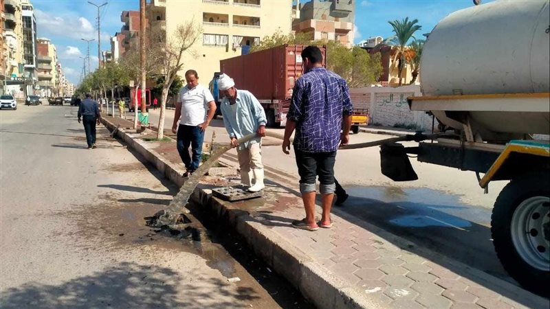 جانب من أعمال الصيانة،