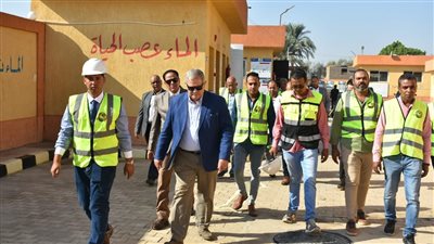 رئيس القابضة للمياه يتفقد محطة الرضوانية UF بالأقصر