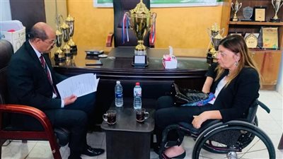 مدير رياضة الأقصر يستقبل المشرف العام على المجلس القومي لذوي الإعاقة