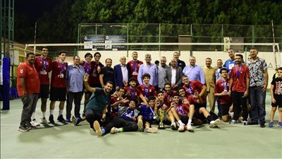 نادي الصيد يتوج ببطولة منطقة الجيزة للكرة الطائرة (صور)