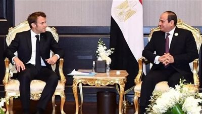 السيسي وماكرون يؤكدان دعمهما للبنان وأهمية تثبيت اتفاق وقف إطلاق النار