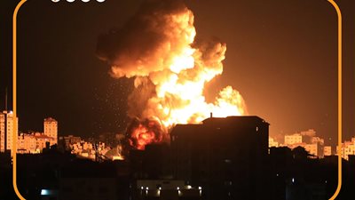 استشهاد 21 فلسطينيا بسبب القصف الإسرائيلي على غزة