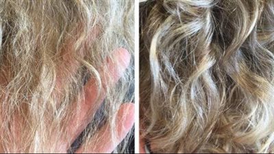 وصفة طبيعية لبناء الشعر التالف وترطيبه