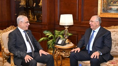 النائب العام يستقبل وزير الزراعة واستصلاح الأراضي (صور)