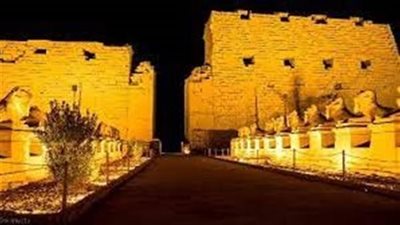 شركة الصوت والضوء تبدأ العمل بالتوقيت الشتوي بمعابد الكرنك