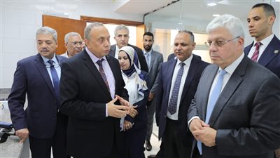 وزير التعليم العالي يفتتح أعمال تطوير مبنى المعهد القومي لعلوم البحار 